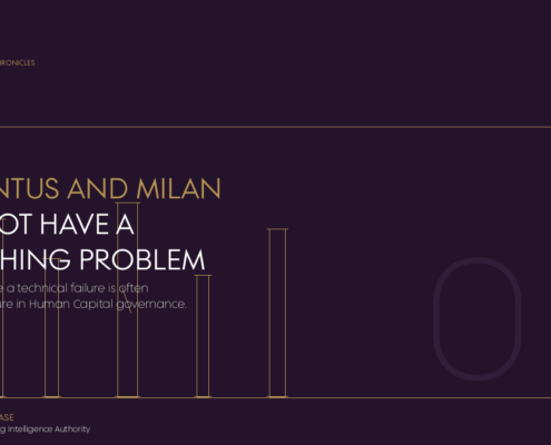 Juventus and Milan - A Human Capital Problem, Not a Coaching Problem - Thelayma Human Capital Management